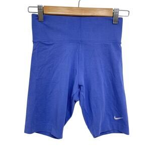 Nike Blue Stretch Comfort Classic Bike Shorts Womens XS Casual Gorpcore Athletic